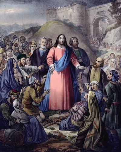 Christ Healing the Multitude by Siegfried Detler Bendixen