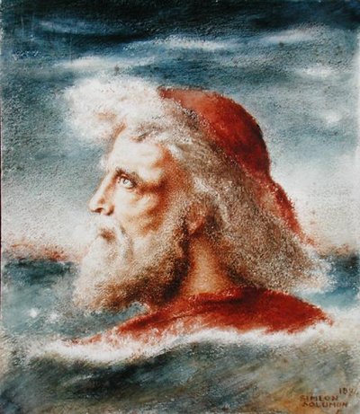 Head of a Man by Simeon Solomon
