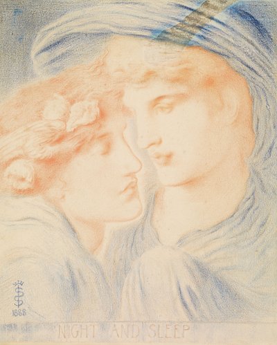 Night and Sleep by Simeon Solomon