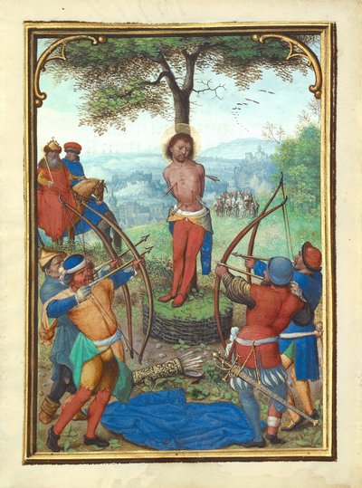 The Martyrdom of Saint Sebastian by Simon Bening