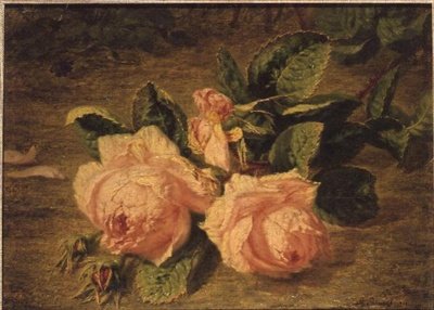 Pink Roses by Simon Saint Jean