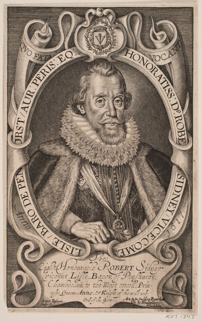 Robert Sidney, Earl of Leicester by Simon de Pas