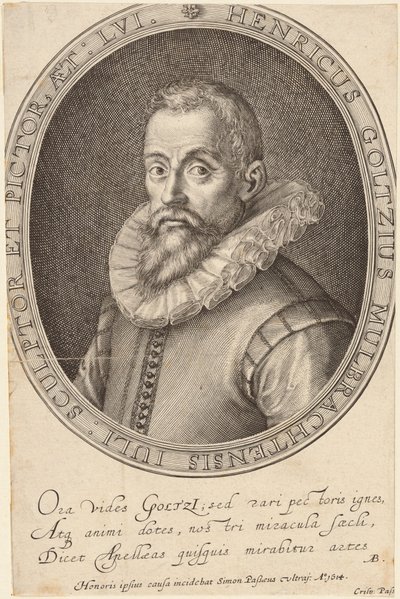 Hendrik Goltzius by Simon de Passe