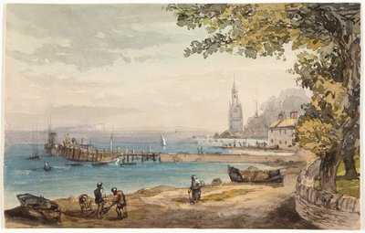 View from the Hotel Swanaze, India by Sir Charles D