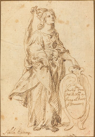 Eritrean Sibyl by Spanish 17th Century