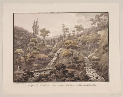 Waterfall at Liselund on Møn by Søren L. Lange