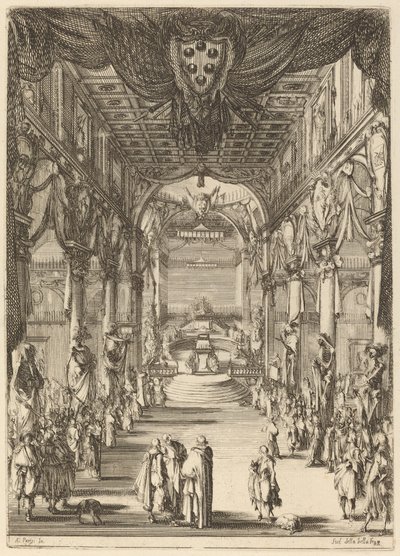 Funeral of Prince Francesco de Medici by Stefano della Bella