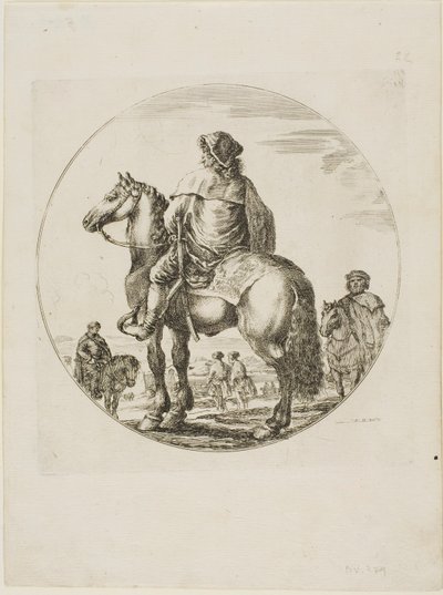 Hungarian Horseman by Stefano della Bella