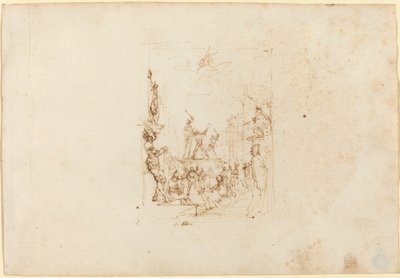 The Martyrdom of Saint Andrew by Stefano della Bella