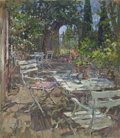 Terrace, Mas de la Rose by Susan Ryder