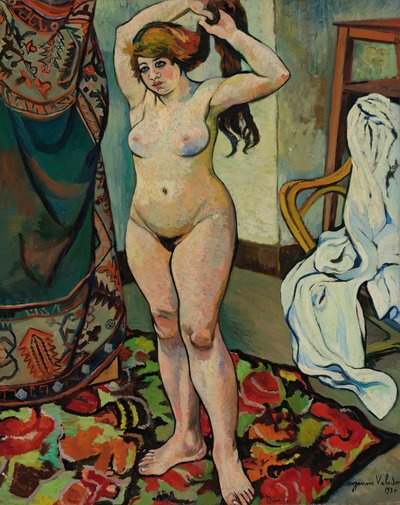 Gilbert Nude Combing Her Hair by Suzanne Valadon