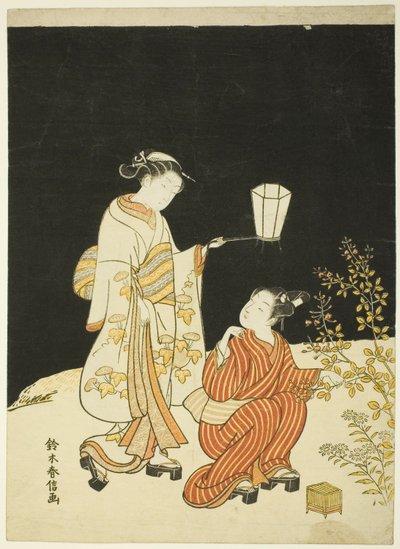 Searching for Fireflies by Suzuki Harunobu