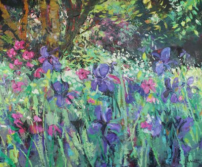 Iris Garden by Sylvia Paul