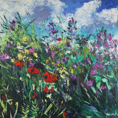 Vibrant Meadow by Sylvia Paul