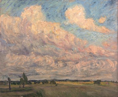 East Prussian Landscape by Theo von Brockhusen