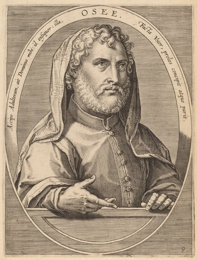 Hosea by Theodor Galle after Jan van der Straet