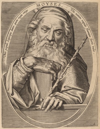 Moses by Theodor Galle after Jan van der Straet