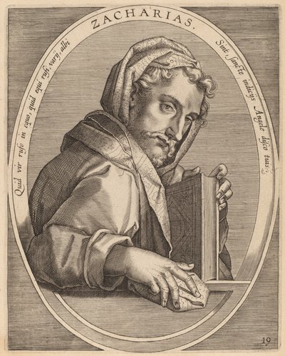 Zaccarias by Theodor Galle after Jan van der Straet