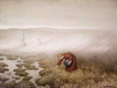 Cotton Grass by Theodor Kittelsen