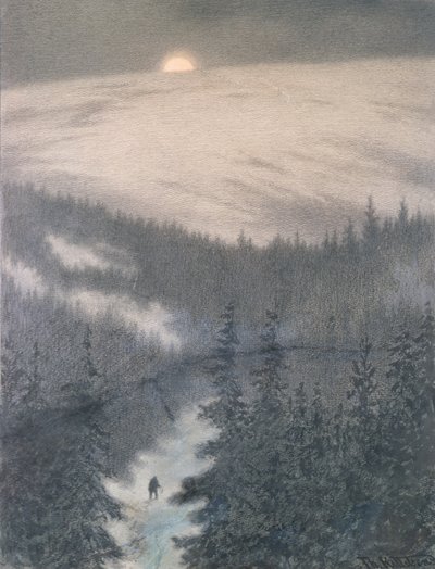 Smallholder by Theodor Kittelsen