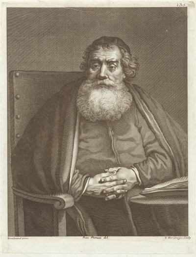 Seated Man with Beard by Theodor Vercruys