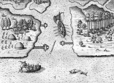 The French Leaves River May by Theodor de Bry