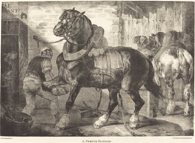 A French Farrier by Theodore Gericault