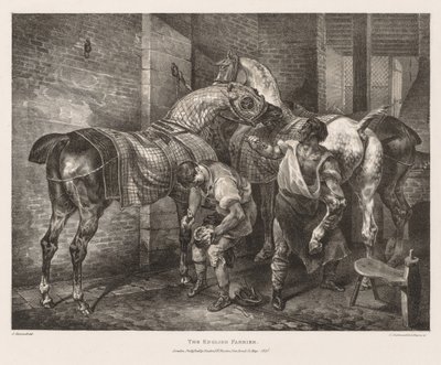 The English Farrier by Theodore Gericault