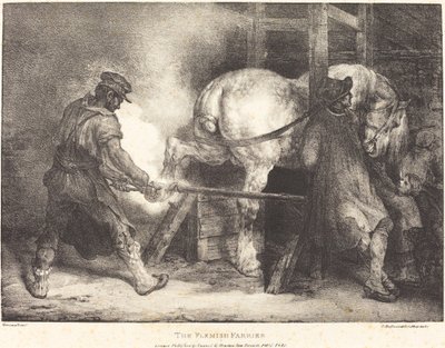 The Flemish Farrier by Theodore Gericault