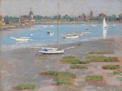 Low Tide, Riverside Yacht Club by Theodore Robinson