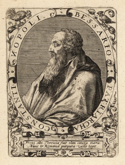 Basilios Bessarion, Patriarch of Constantinople by Theodore de Bry