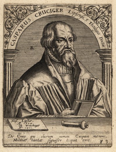 Caspar Creuziger by Theodore de Bry