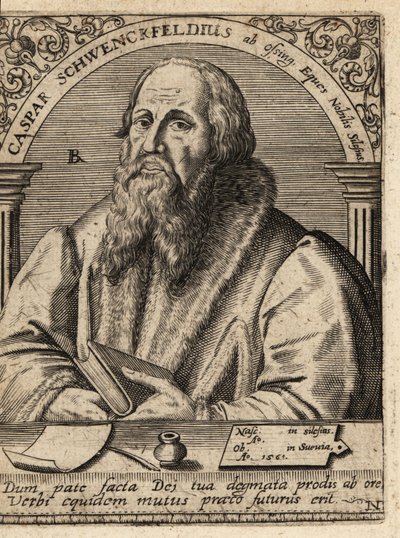 Caspar Schwenckfeld by Theodore de Bry