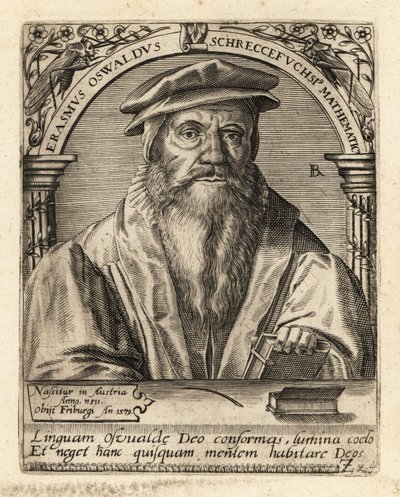 Erasmus Oswald Schreckenfuchs, Austrian Humanist by Theodore de Bry