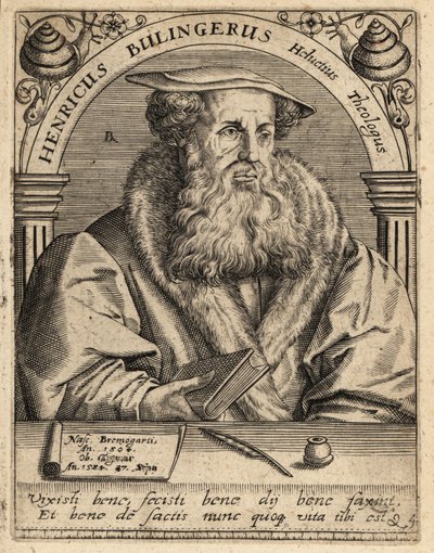 Heinrich Bullinger by Theodore de Bry