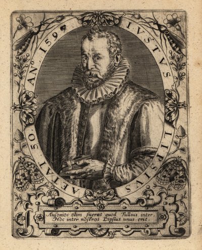 Joest Lips, Flemish Philologist by Theodore de Bry