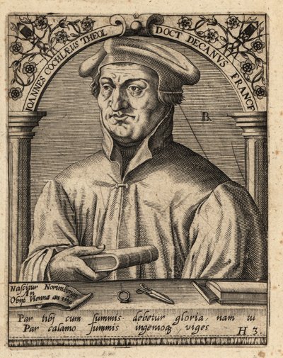 Johann Cochlaeus by Theodore de Bry