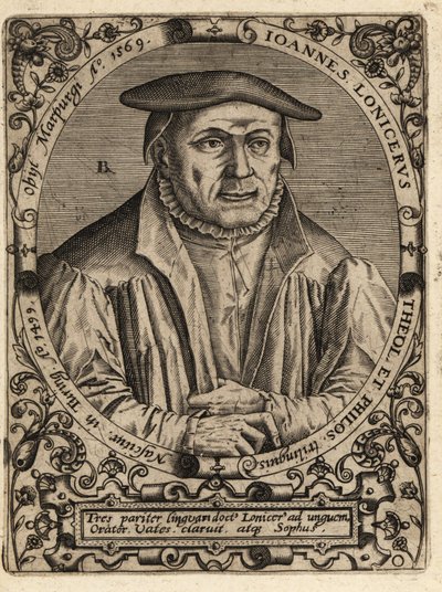 Johann Lonitzer by Theodore de Bry