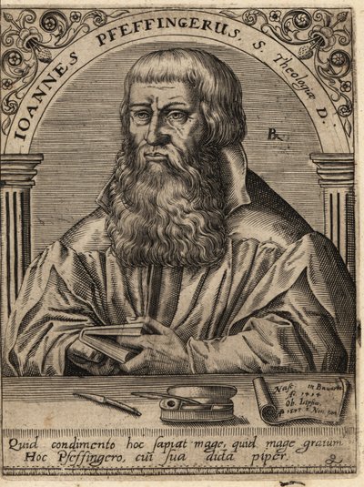 Johann Pfeffinger by Theodore de Bry