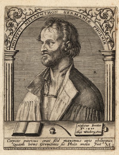 Philip Melanchthon by Theodore de Bry