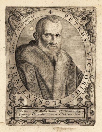 Piero Vettori, Italian Writer by Theodore de Bry