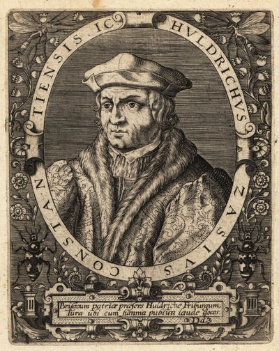 Ulrich Zasius by Theodore de Bry