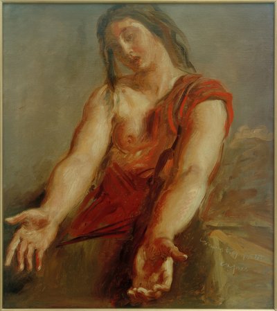 Pleading Woman (Study) by Théodore Chassériau
