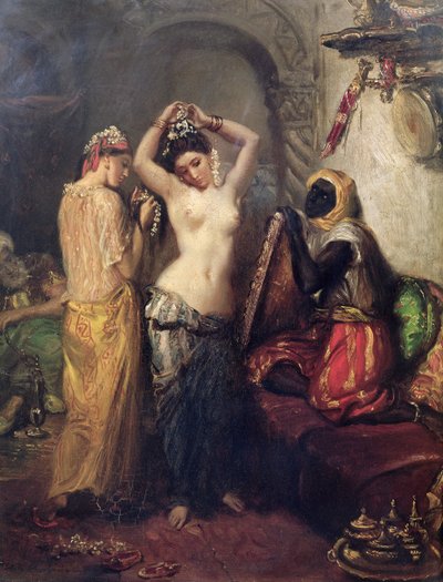 The Toilet in the Seraglio by Théodore Chassériau