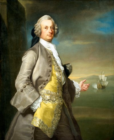 Captain Richard Chadwick by Thomas (attr.to) Hudson