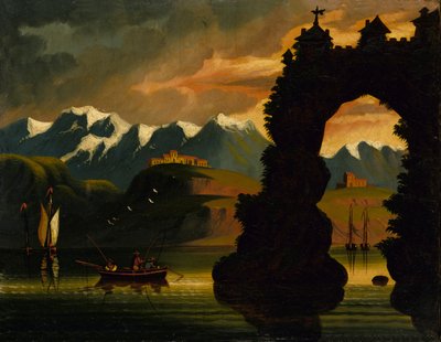 Landscape, mid 19th Century by Thomas Chambers