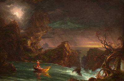 The Voyage of Life: Manhood by Thomas Cole