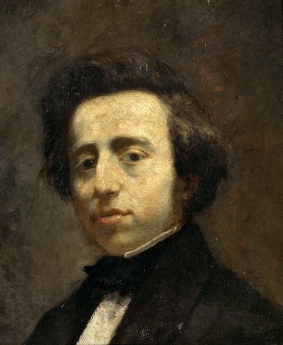 Portrait of Frédéric Chopin by Thomas Couture