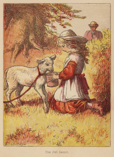 The Pet Lamb by Thomas Dalziel