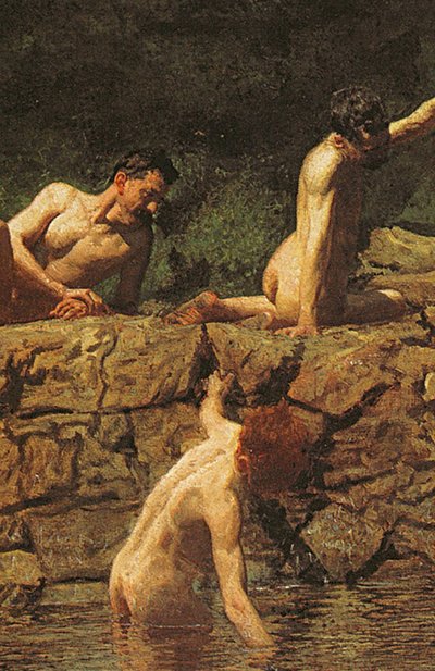 Swimming Hole, 1885 by Thomas Eakins